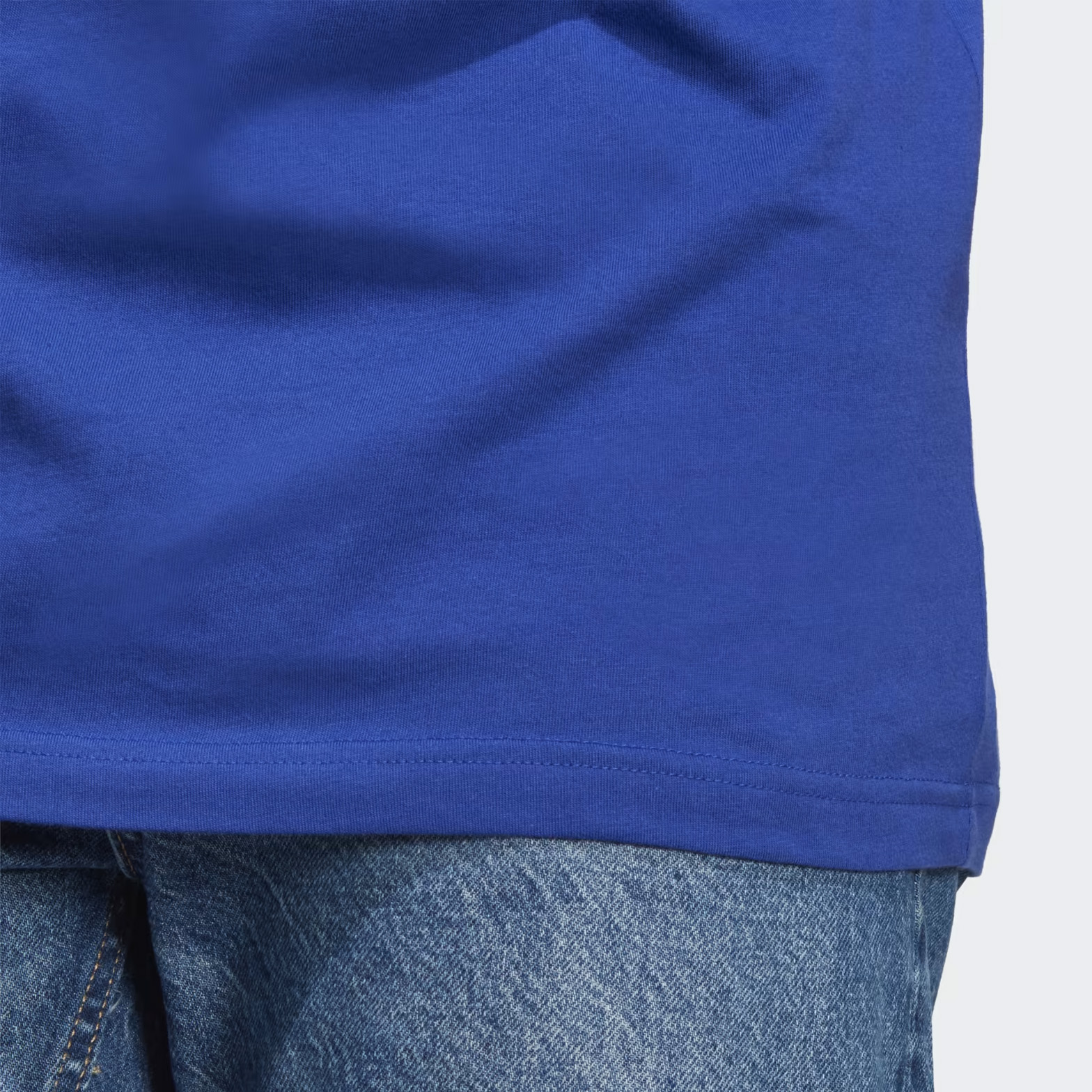 Essentials Single Jersey Linear Embroidered Logo Tee