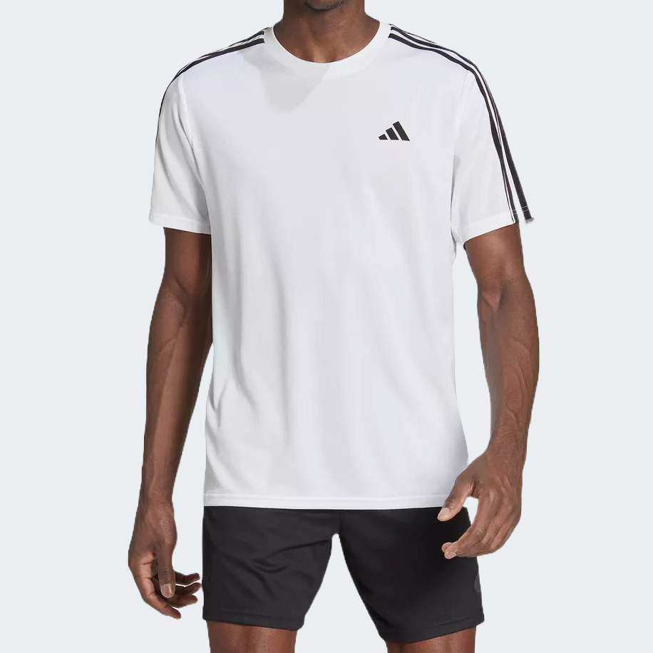 Train Essentials 3-Stripes Training Tee