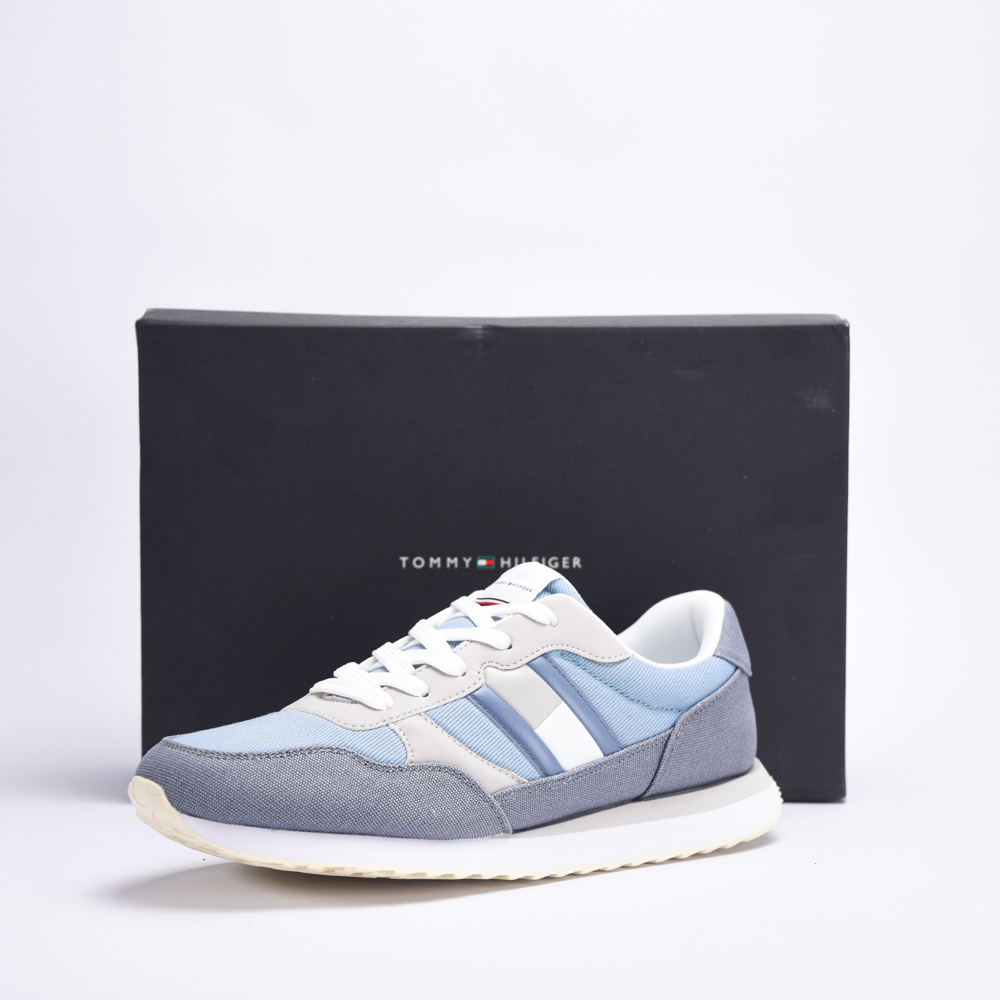 Flag Low Cur Lace-Up Denim