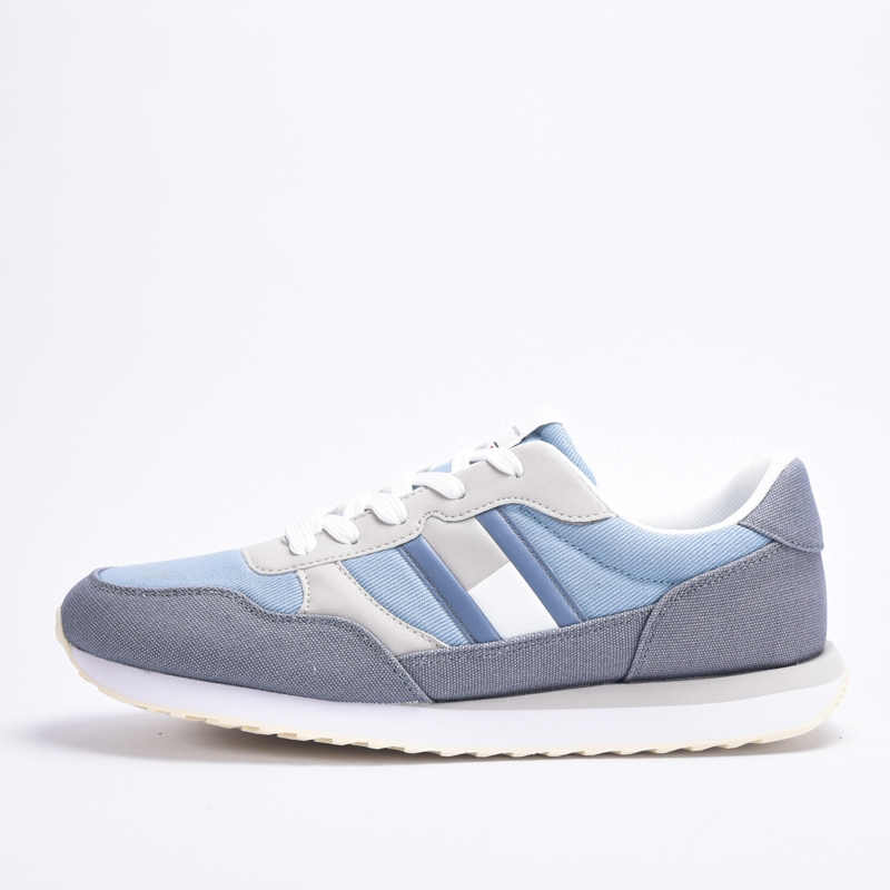 Flag Low Cur Lace-Up Denim