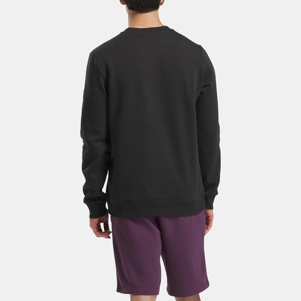 Identity Fleece Stacked Logo Crew