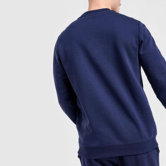 Identity Fleece Stacked Logo Crew